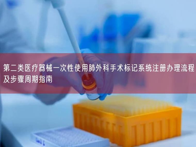 第二类医疗器械一次性使用肺外科手术标记系统注册办理流程及步骤周期